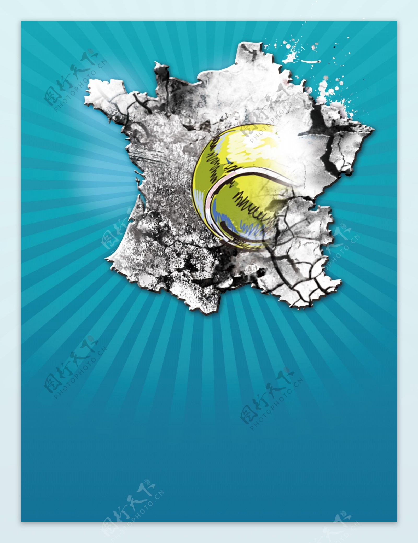 清新法国网球公开赛背景