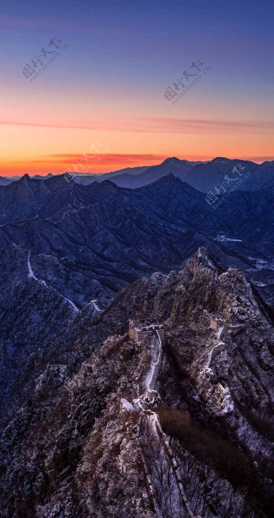 雄伟的长城风景