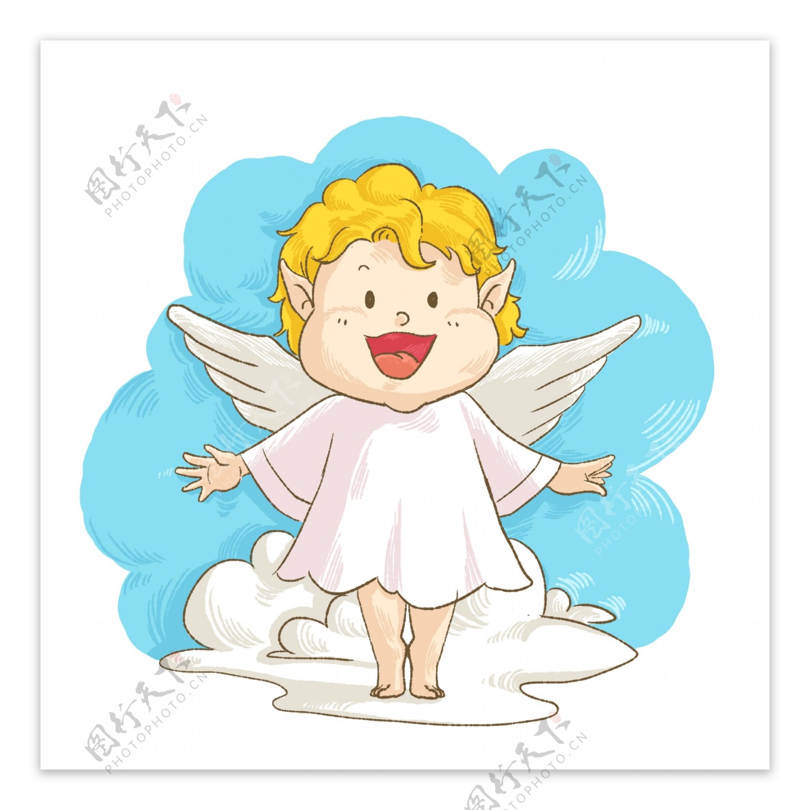 Praying Angel Clipart Transparent Background, Little Angel Praying Cute ...