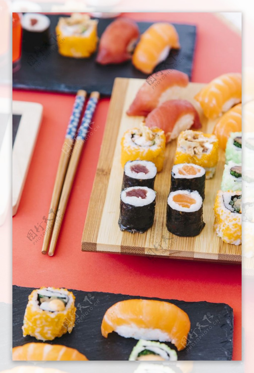 寿司美食展示