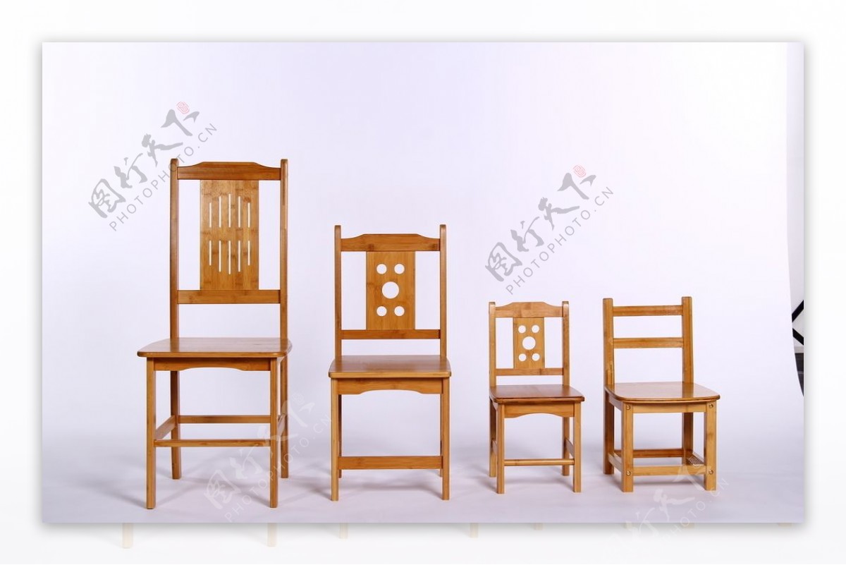 竹制品竹制椅子产品拍摄实