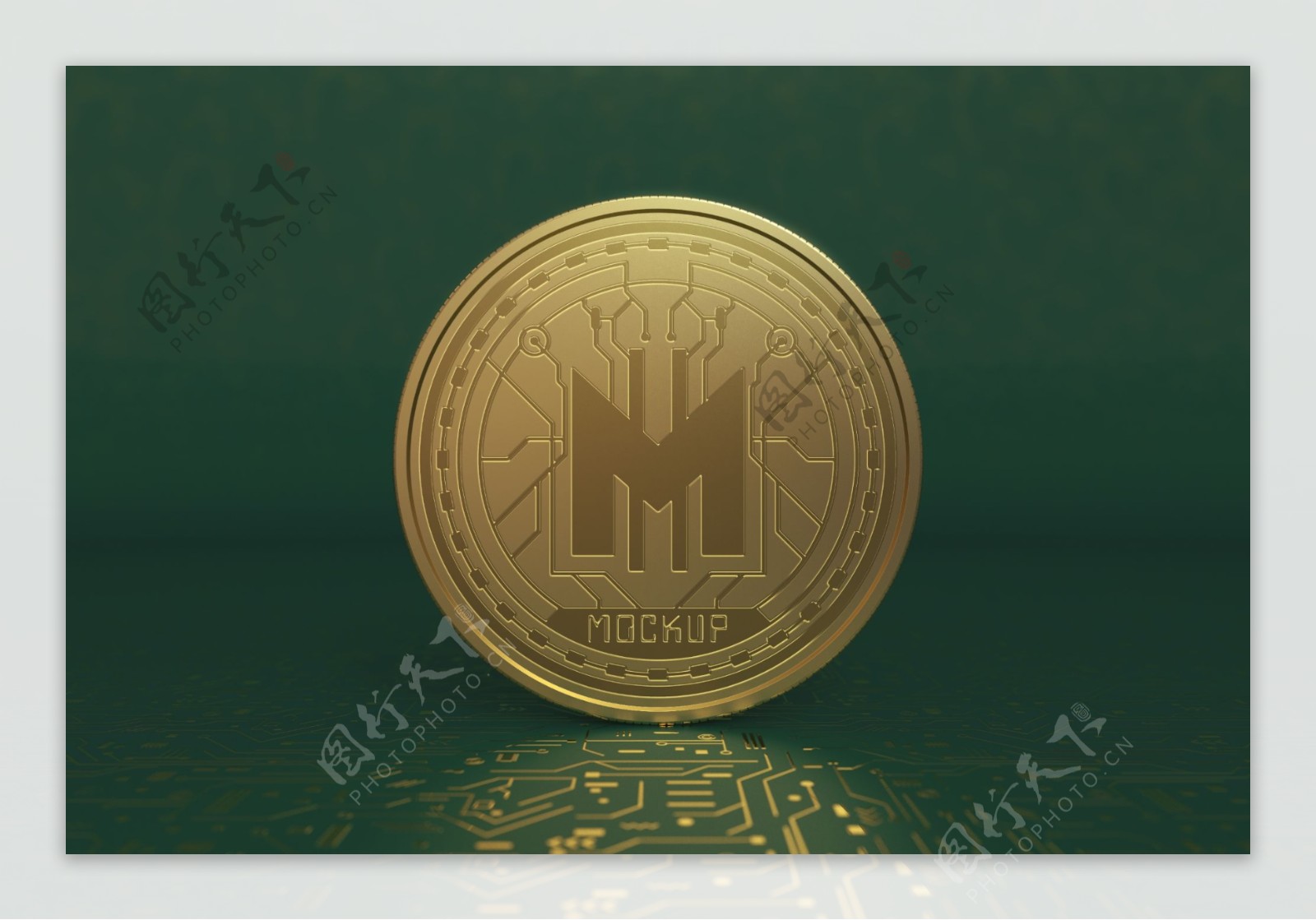 钱币logo展示样机