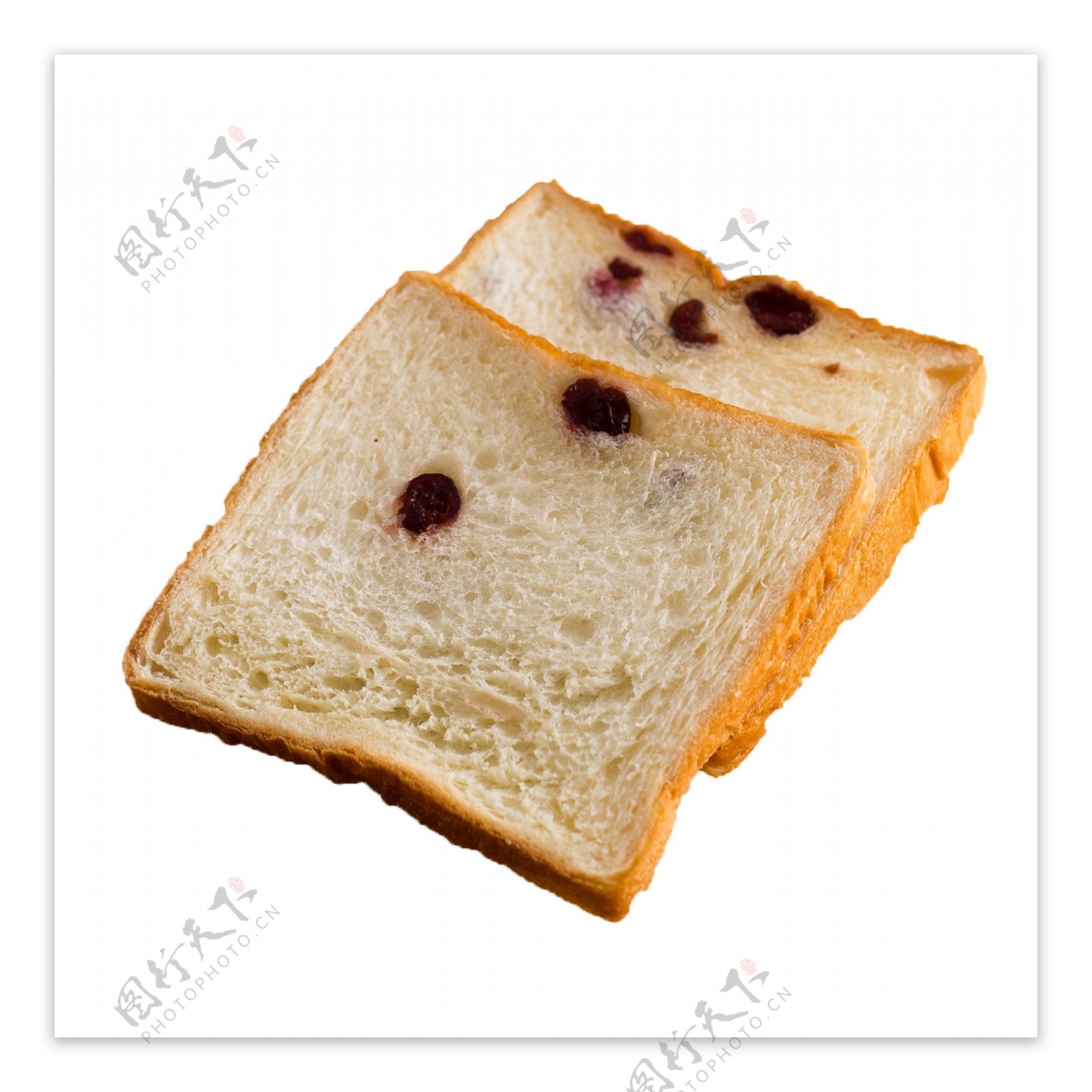 两片切片面包png