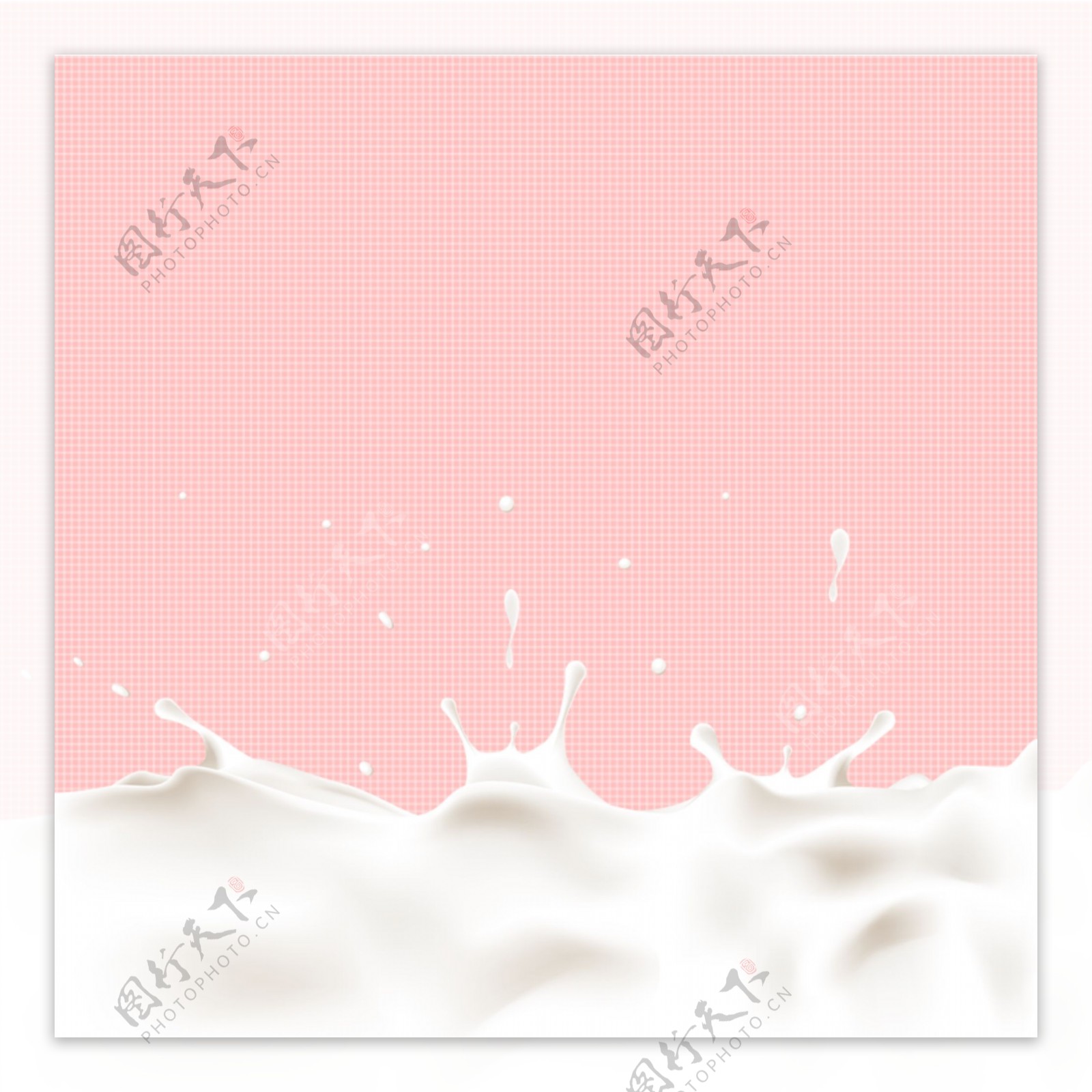 飞溅牛奶沐浴露粉色PSD分层主图背景素材