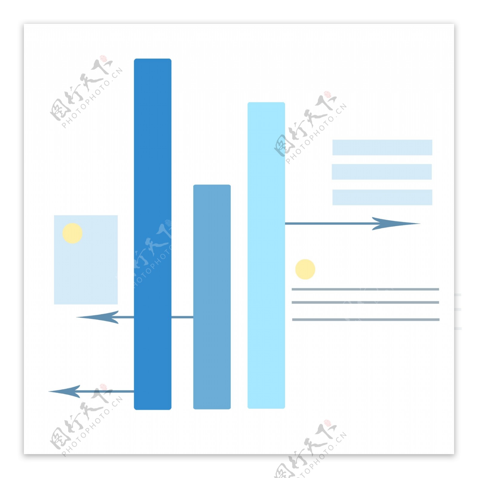 商务数据PPT图表插画