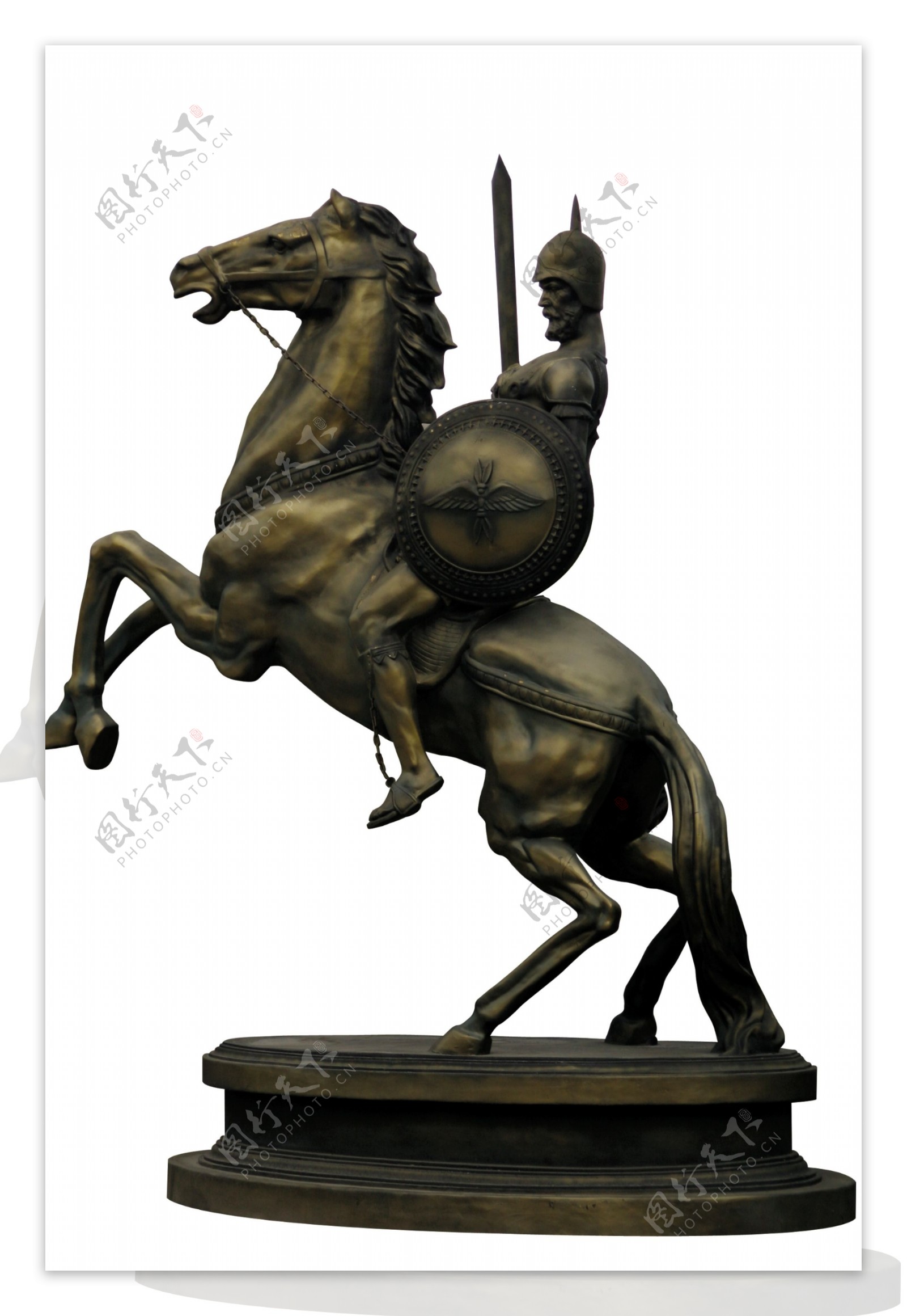 青铜骑士雕塑
