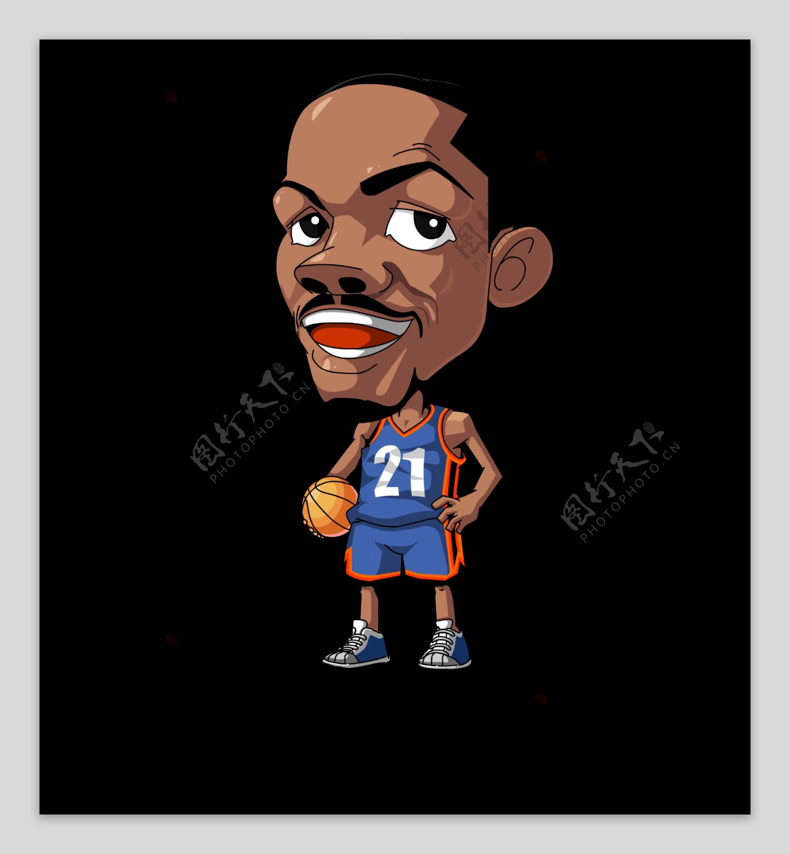 卡通人物NBA球星