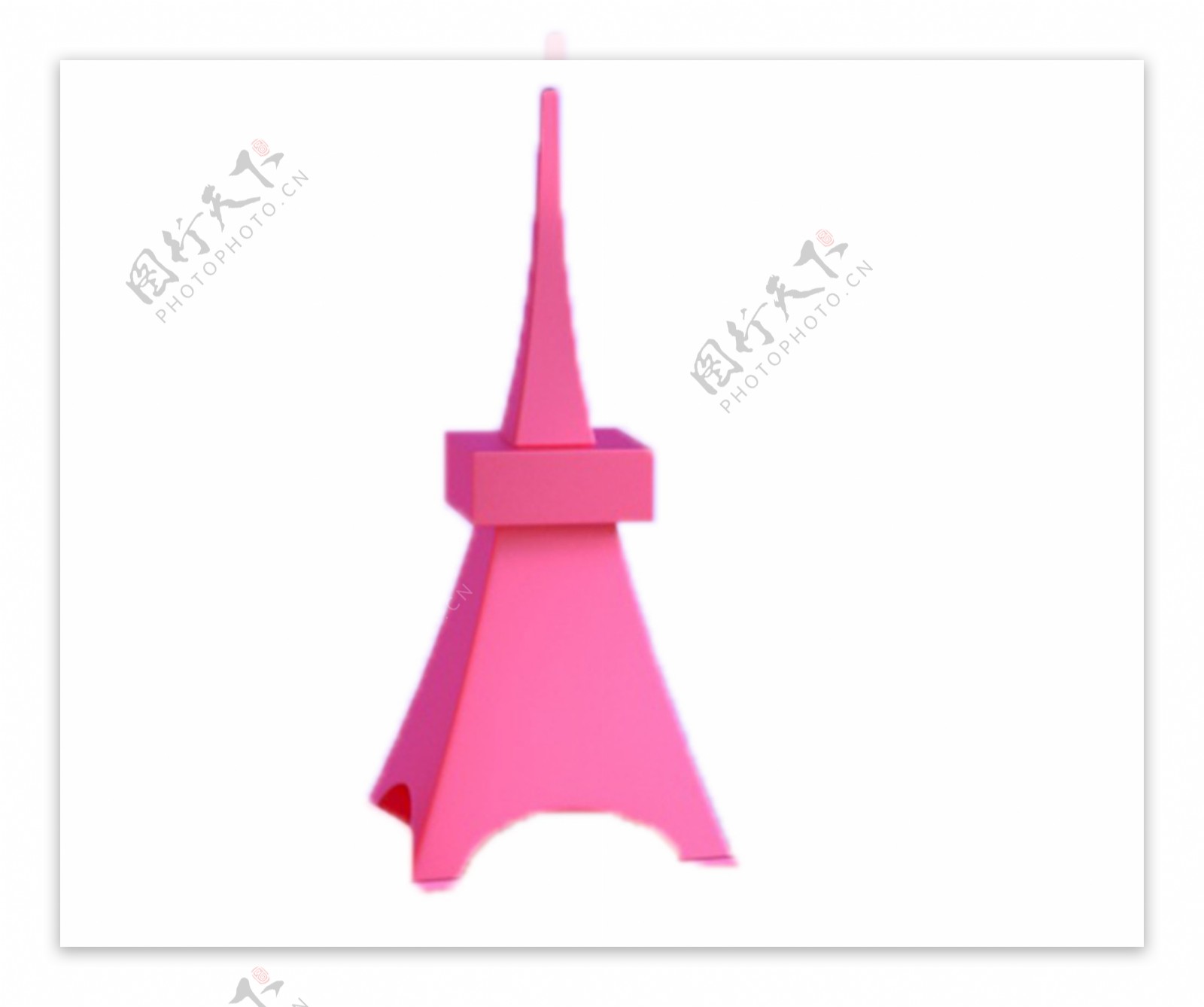 粉色的尖塔
