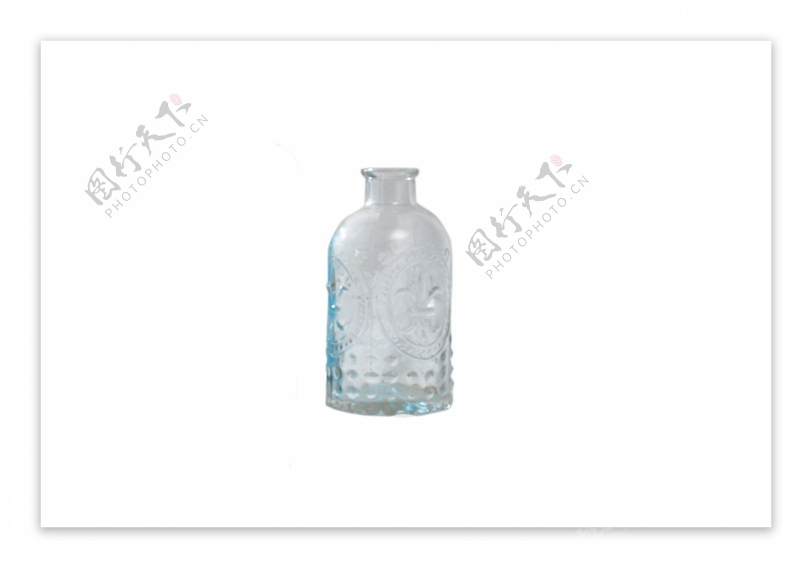 透明的玻璃瓶子png素材