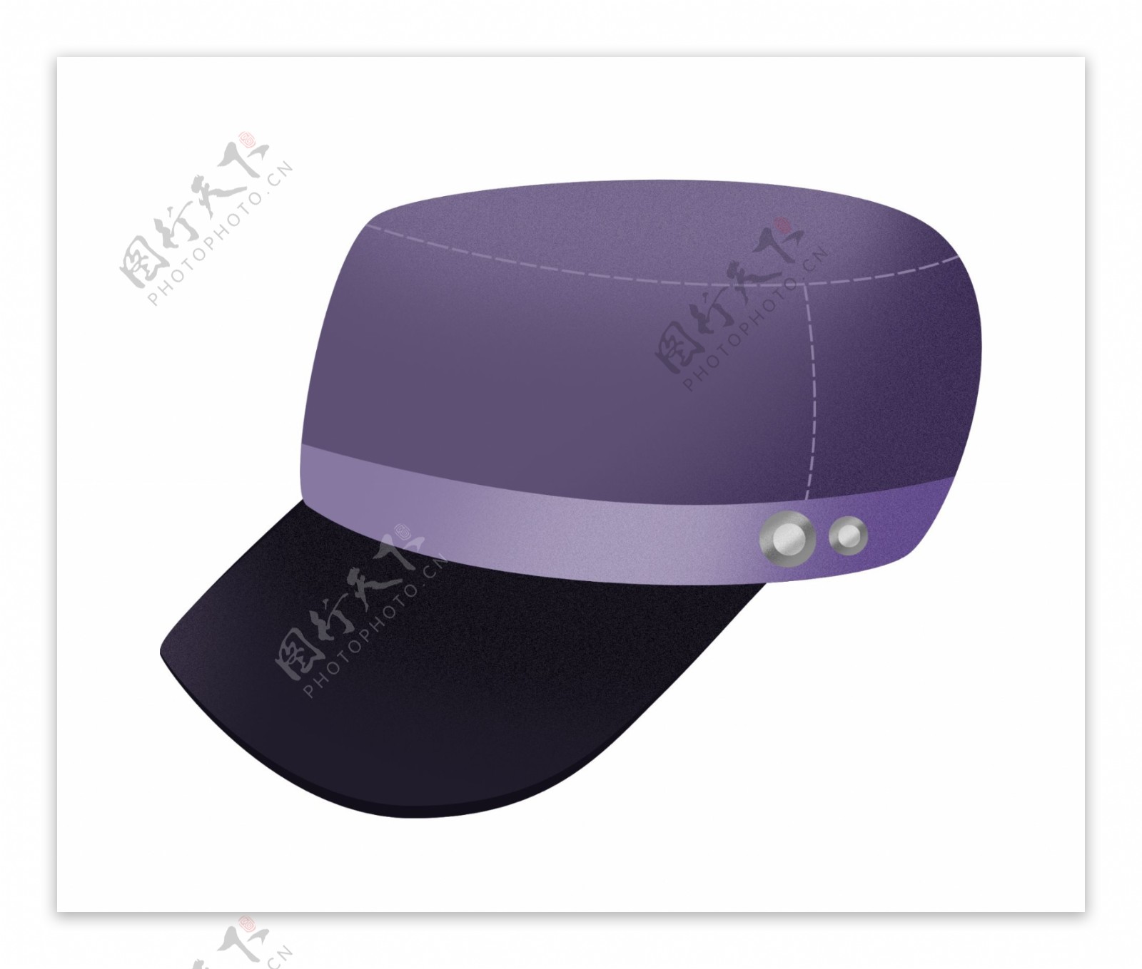 男士紫色帽子