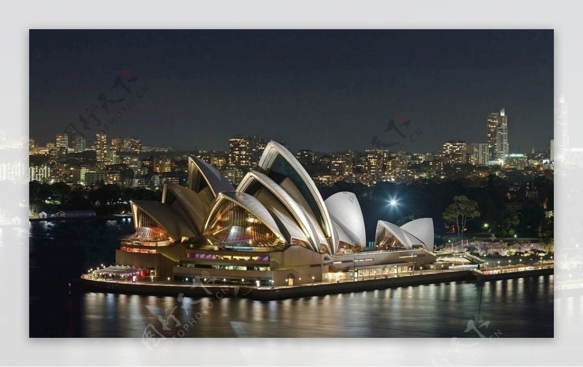 悉尼歌剧院唯美建筑风景