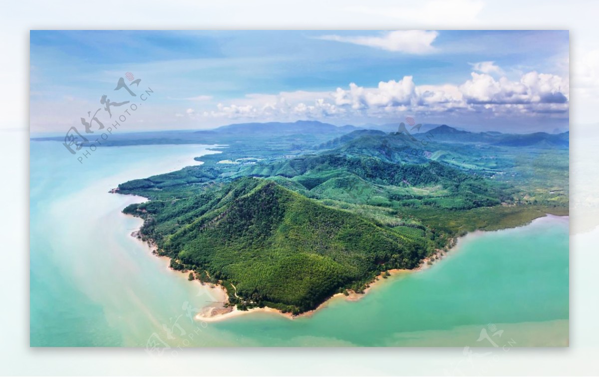 清爽宜人的海岛风景