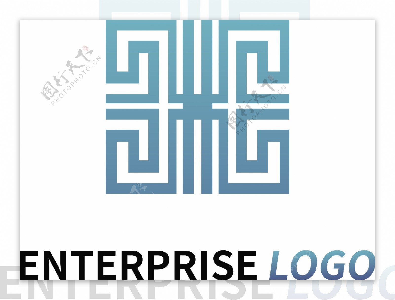 商务古风logo