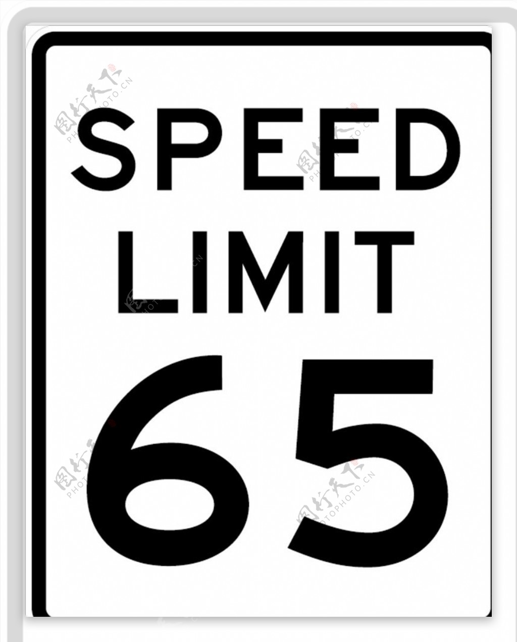 交通图标系列速度限制图标