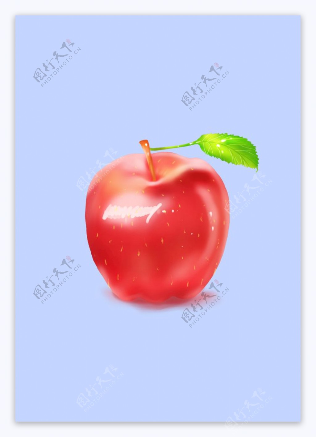 苹果插画设计