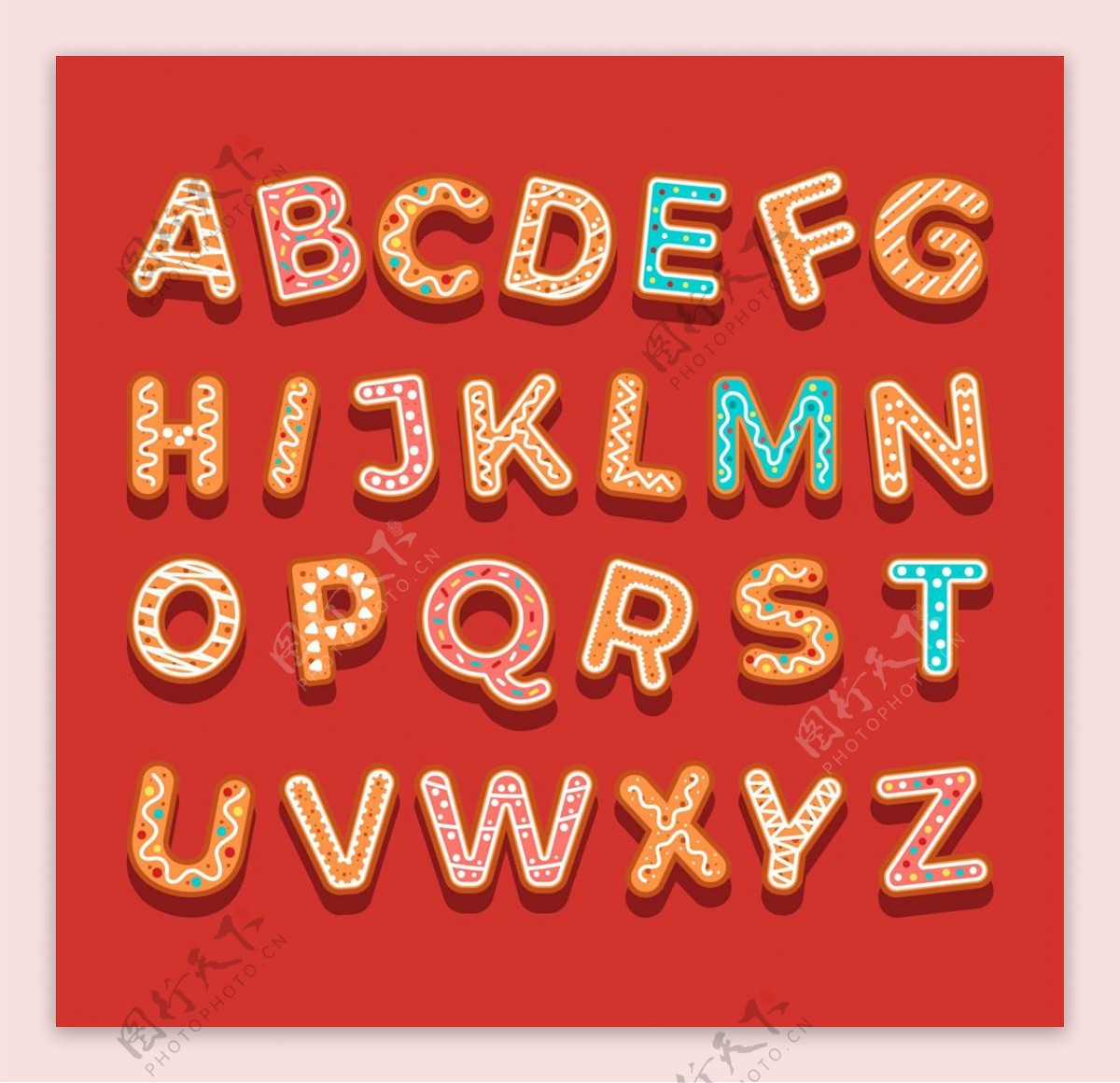 饼干字母