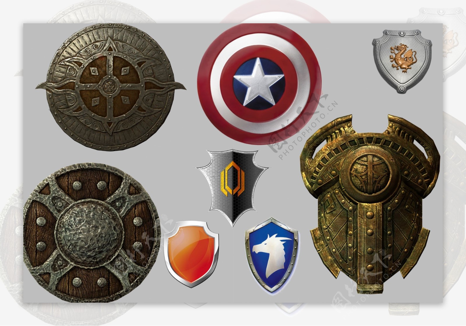 盾牌图片素材 编号 图行天下