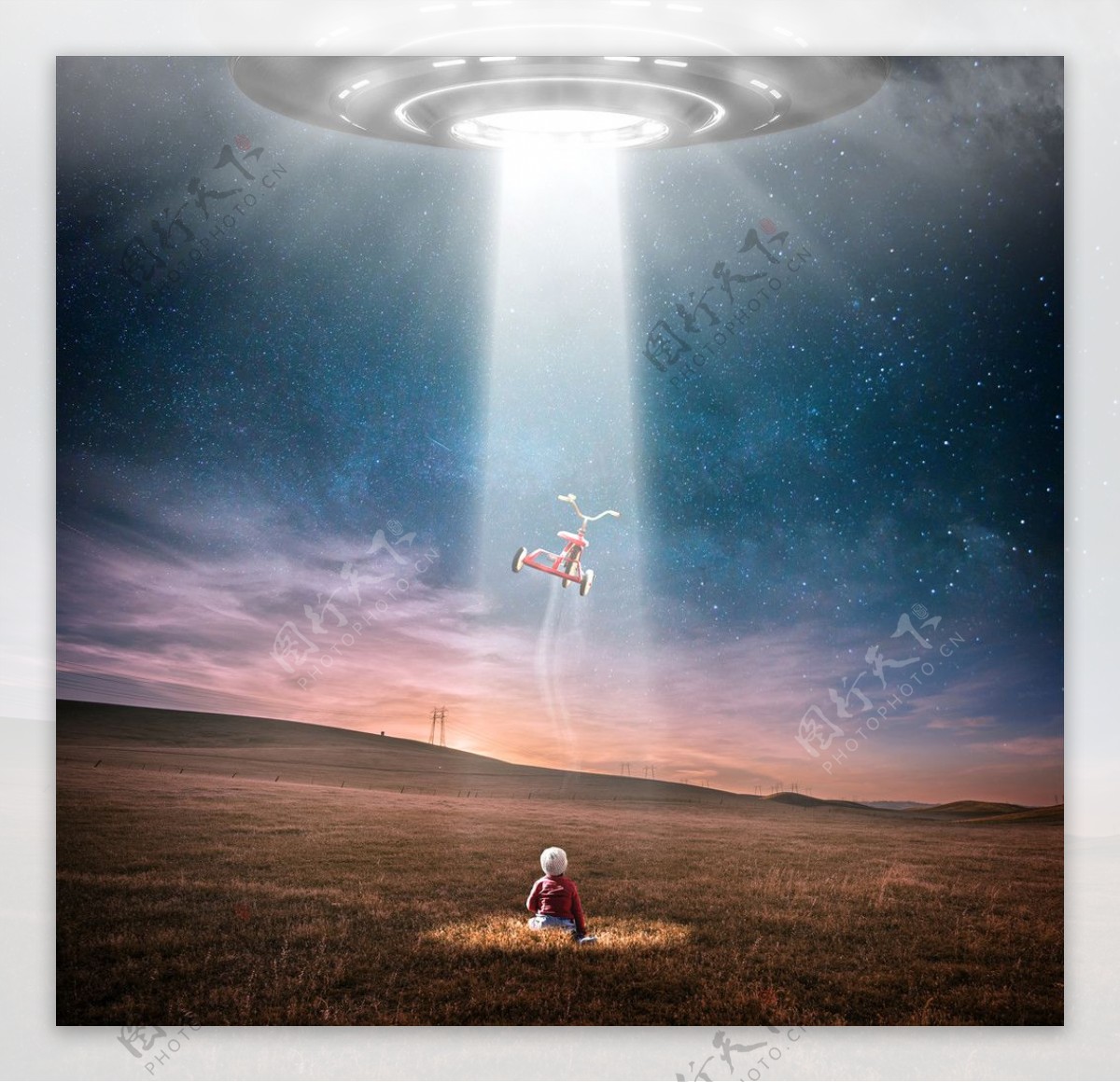 UFO与小孩的故事