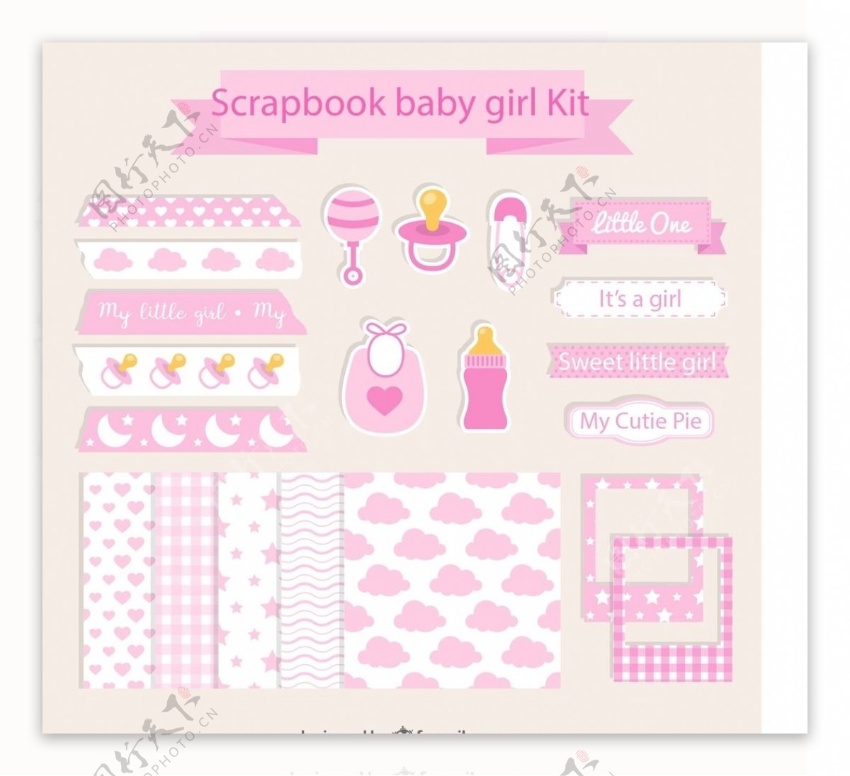 粉色母婴图标