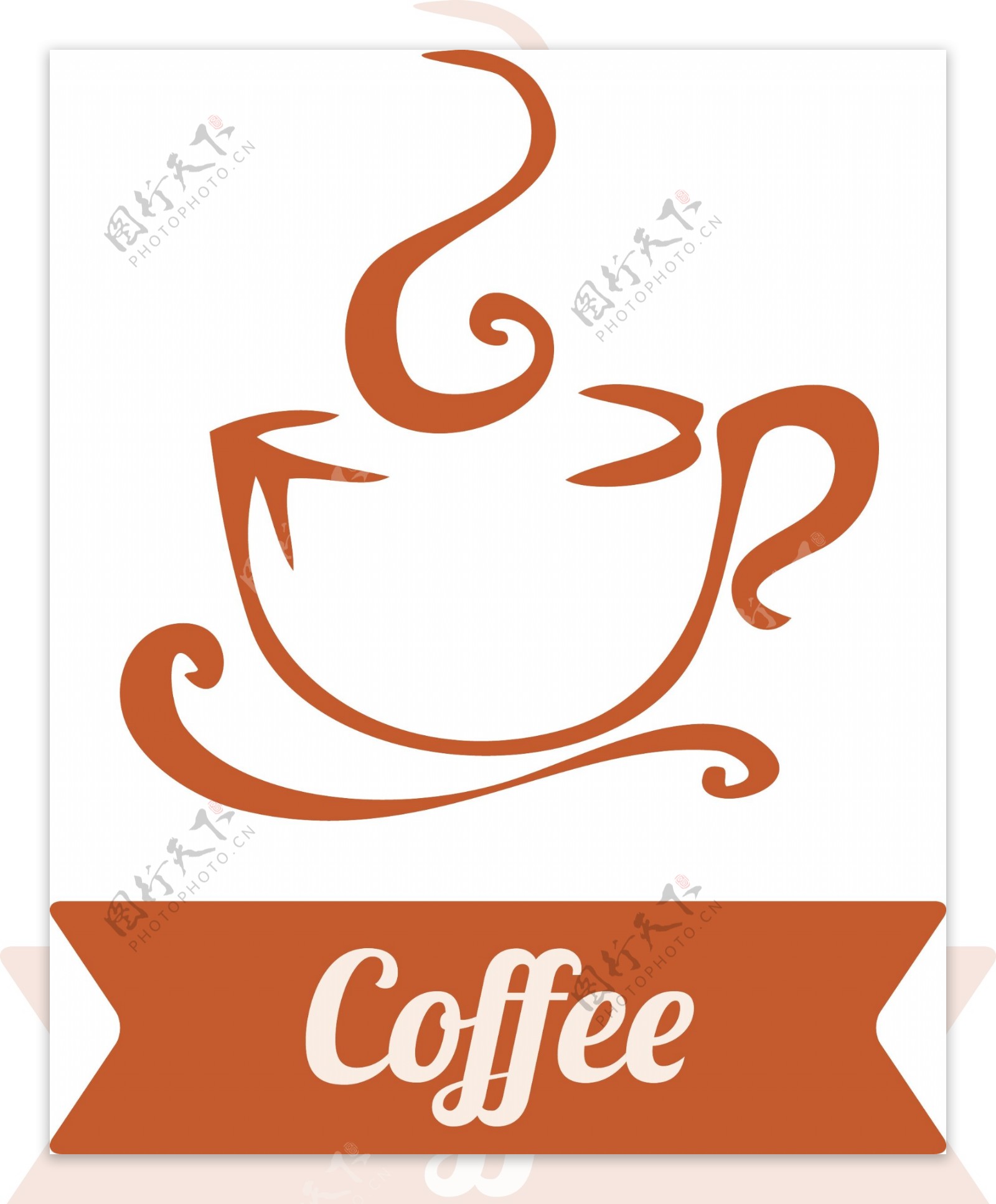 创意咖啡杯图标