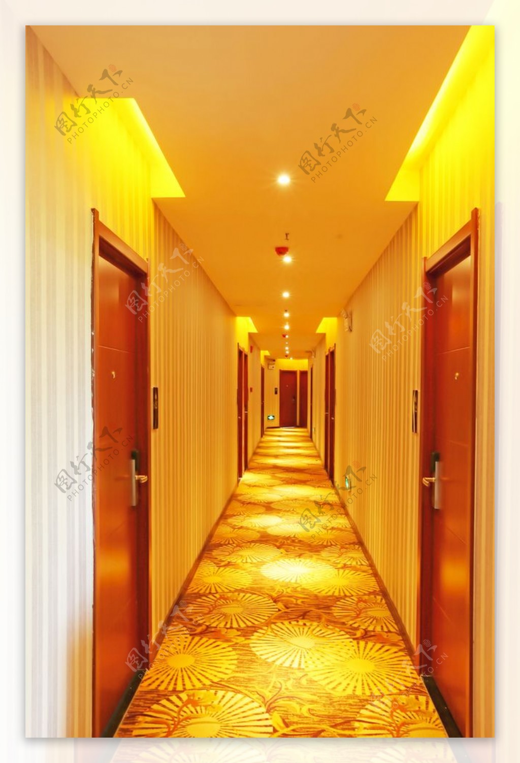 宾馆客房酒店标准间灯光