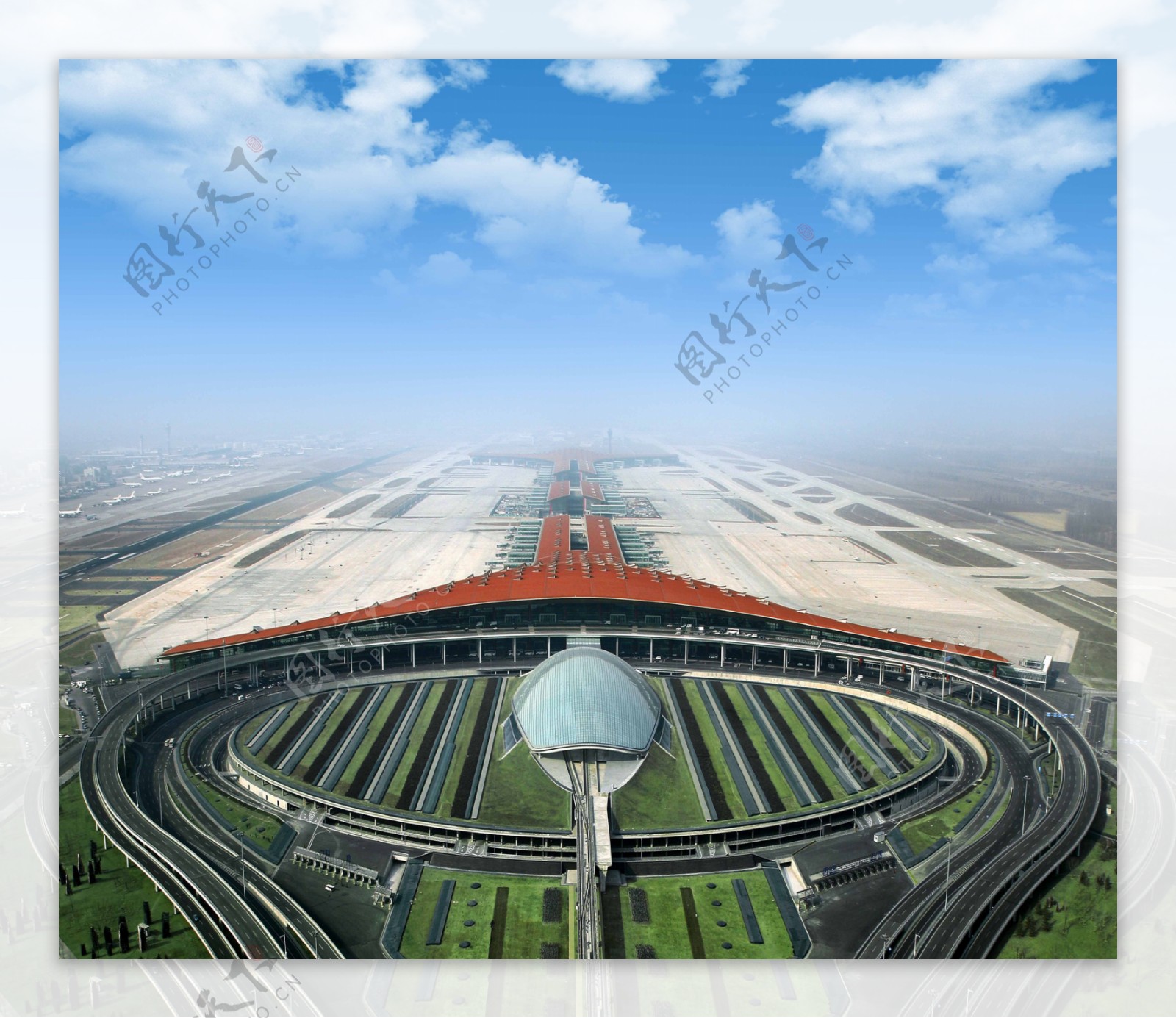 北京大兴机场实拍图