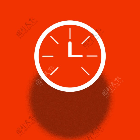 时钟钟表PPT图标