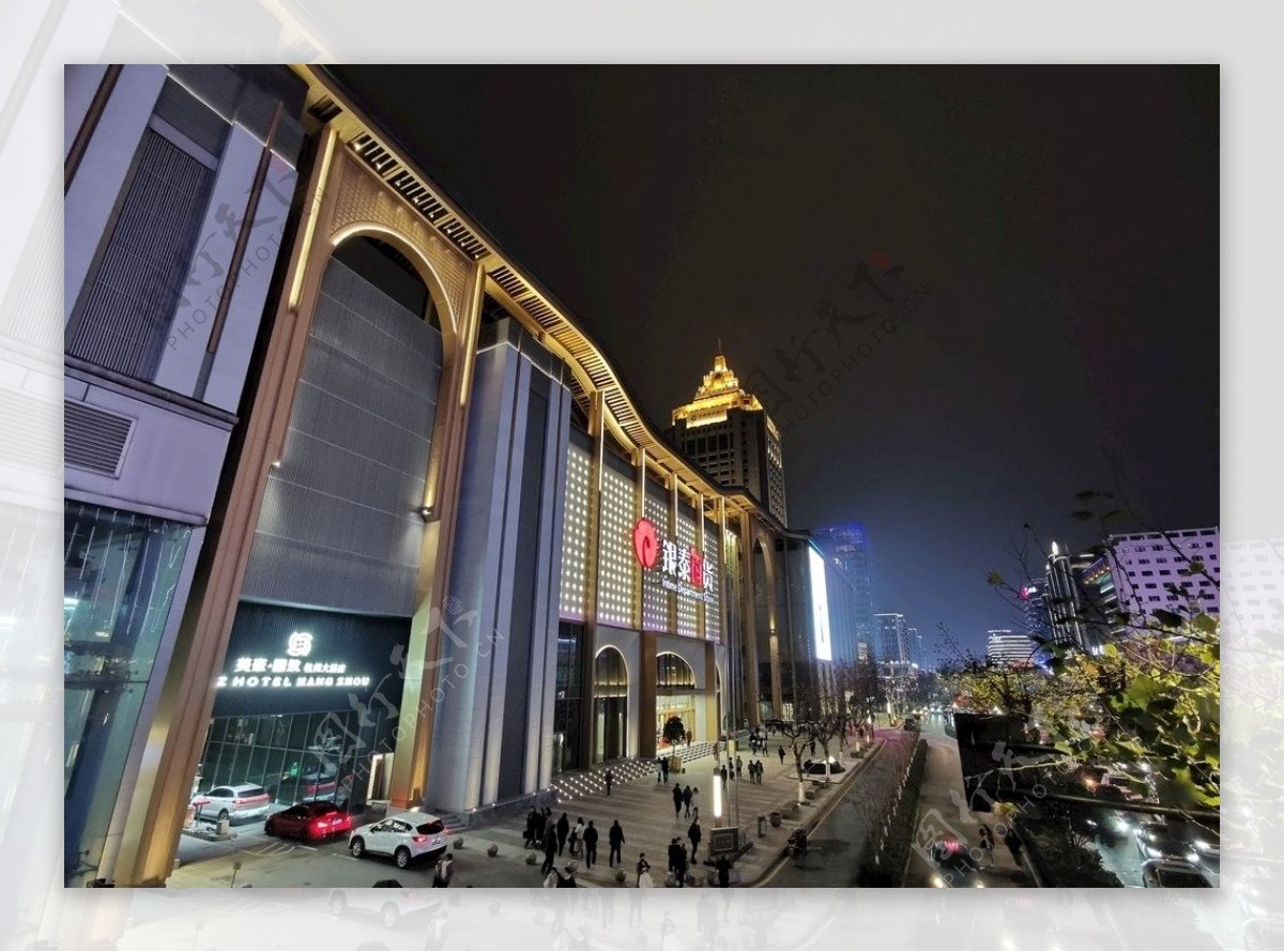 杭州市区夜景