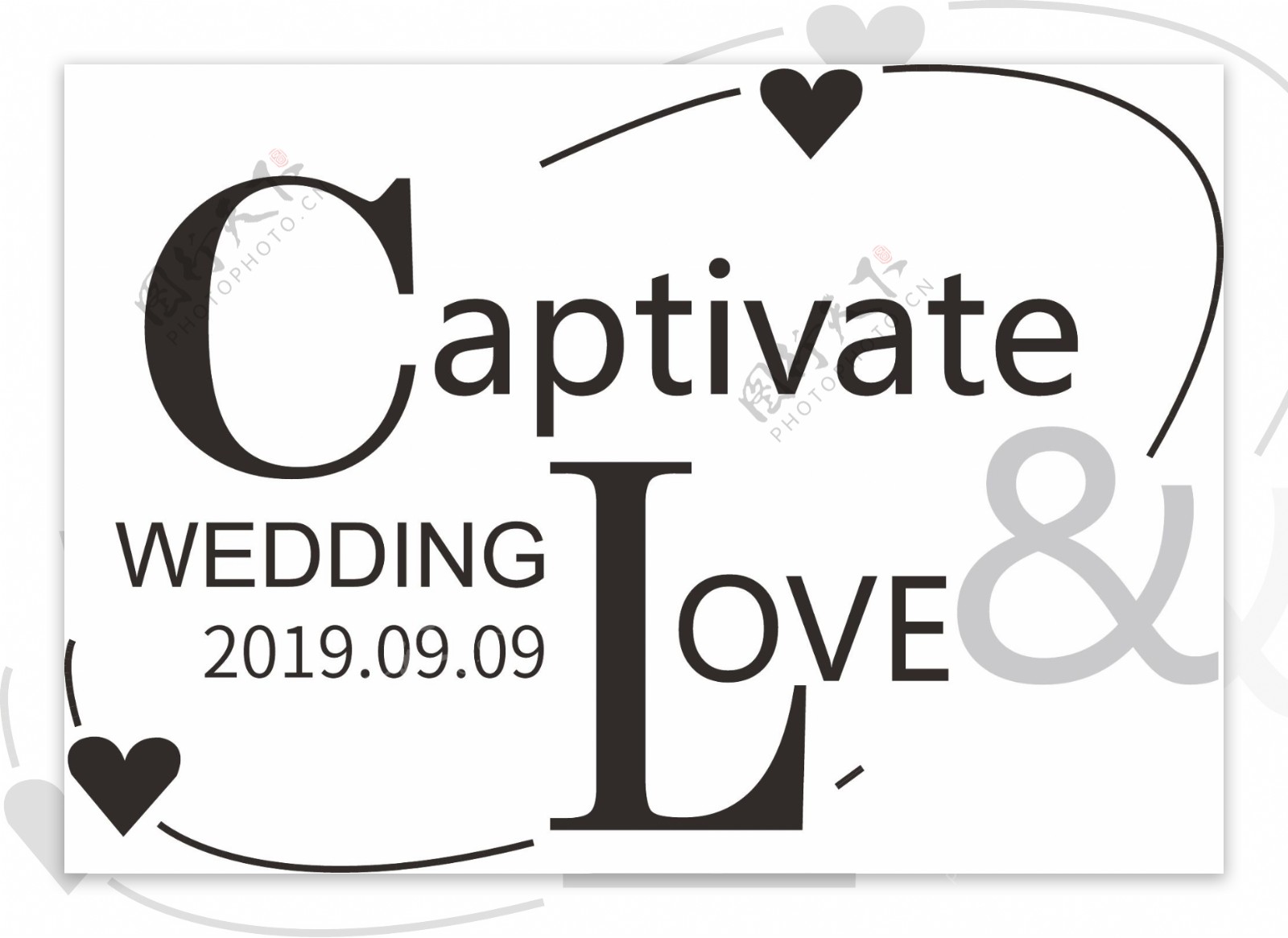 婚礼logoCampL标志