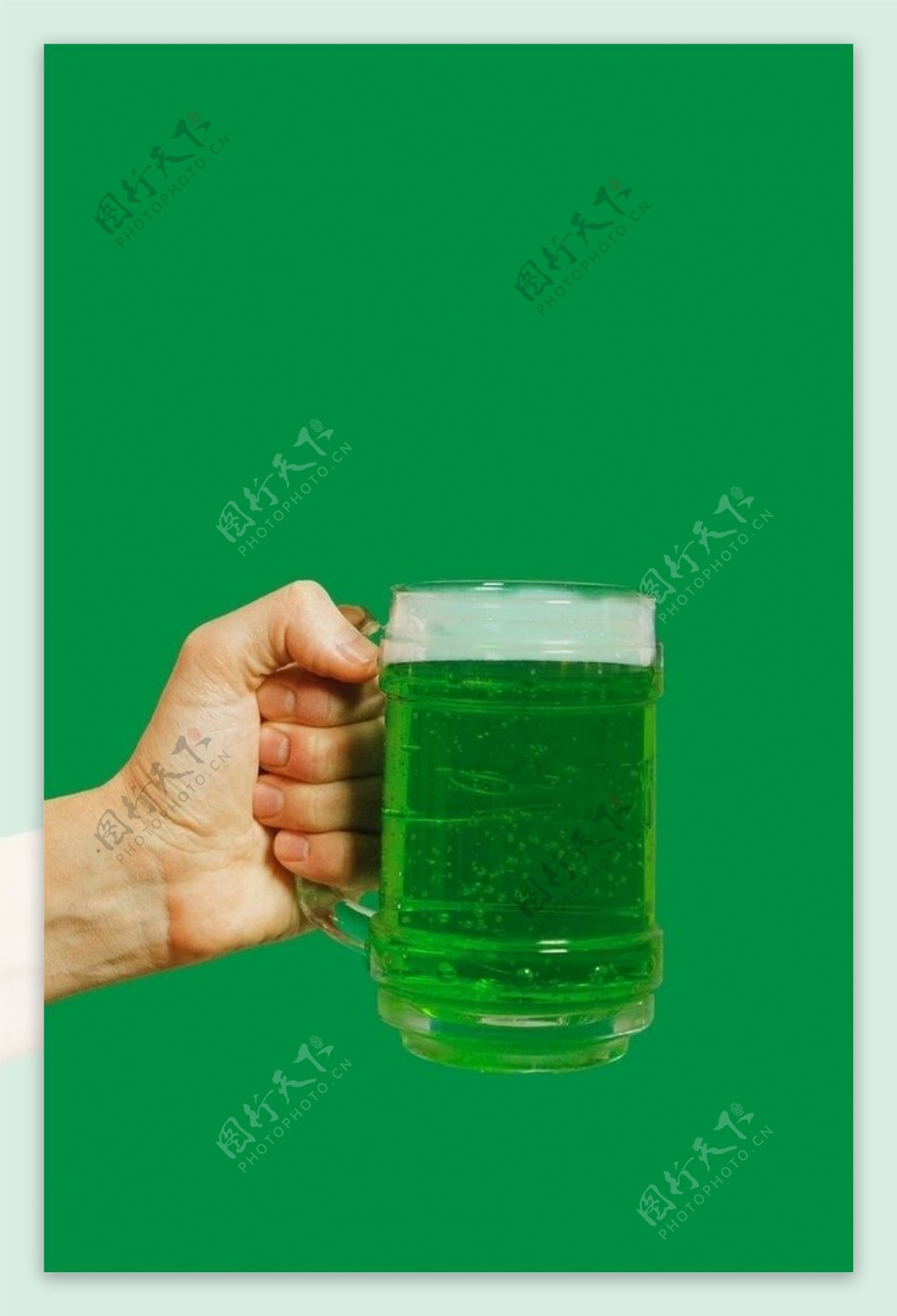绿色杯子