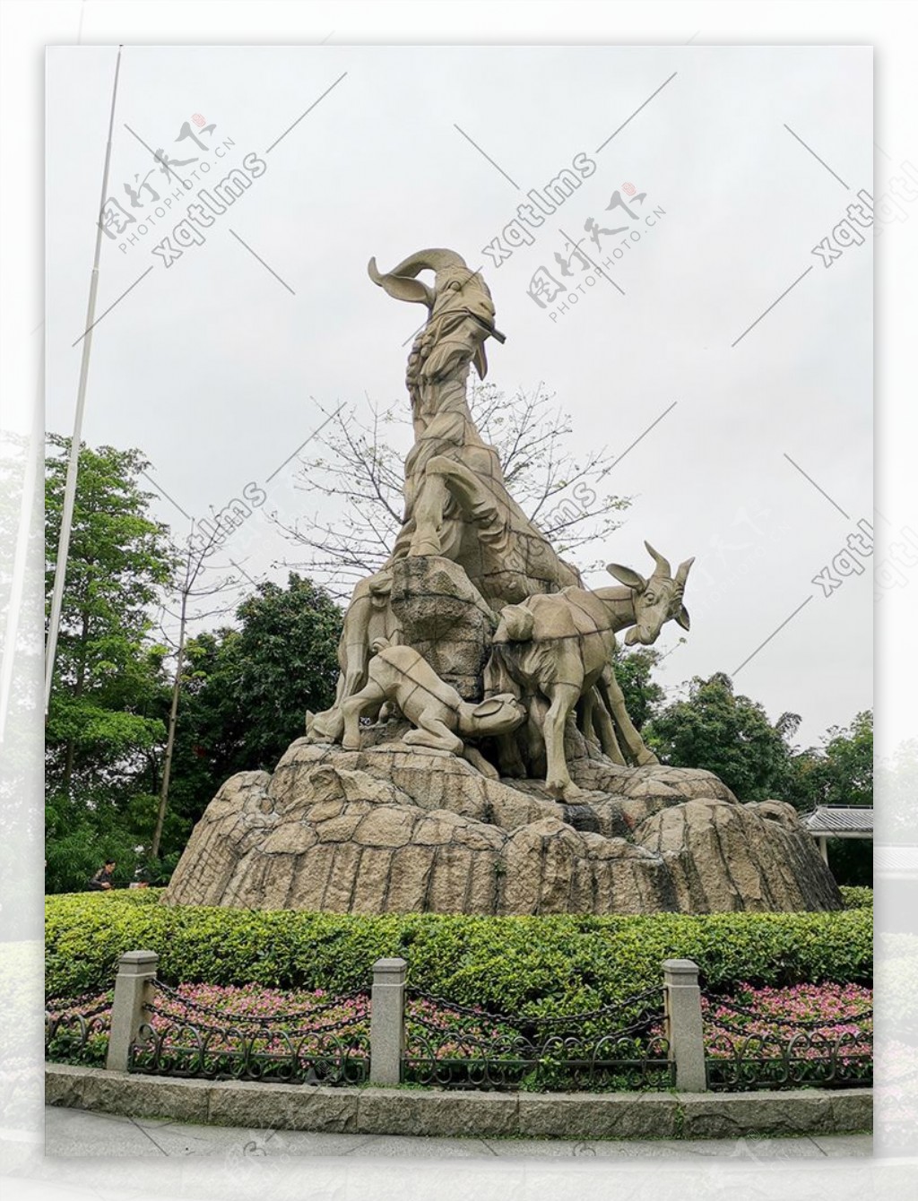 五羊雕像广州五羊广州地标