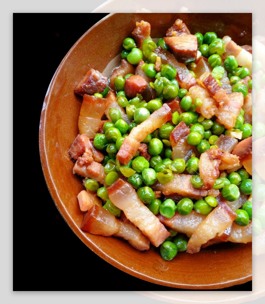 一碗豌豆腊肉焖饭的春意盎然_凤凰网美食_凤凰网