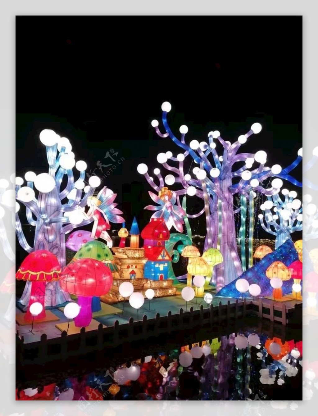 海口东湖塑雕灯展