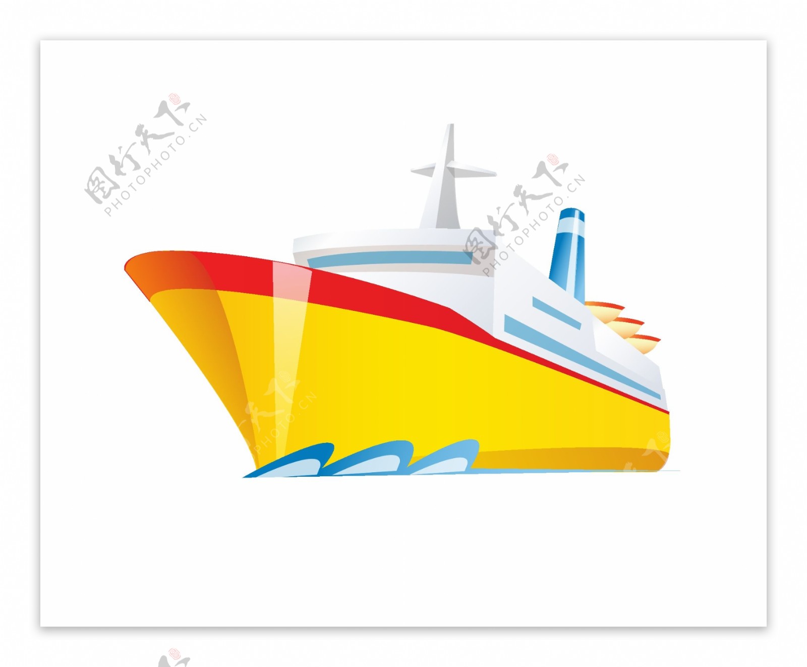 轮船UI标识标志