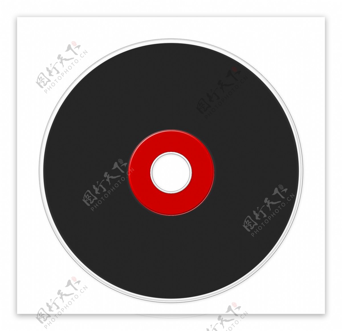 红黑色塑料CD