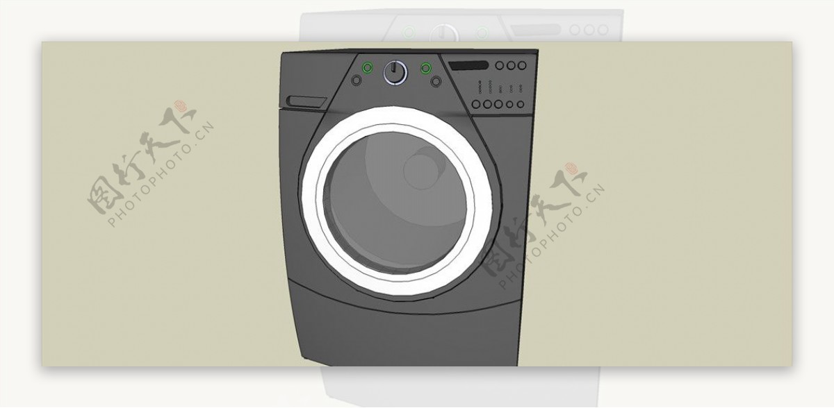 滚筒洗衣机模型