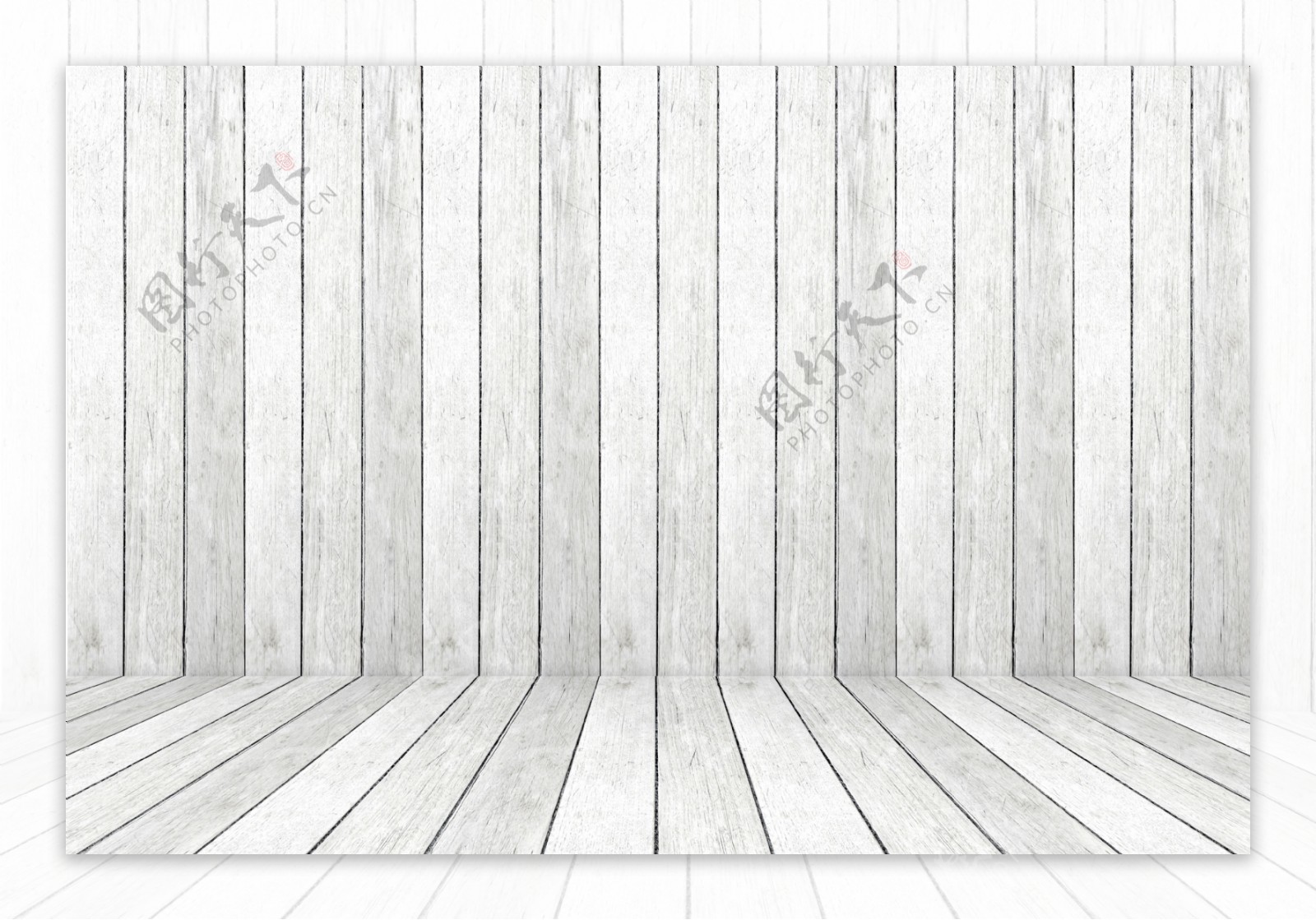 白色木板背景
