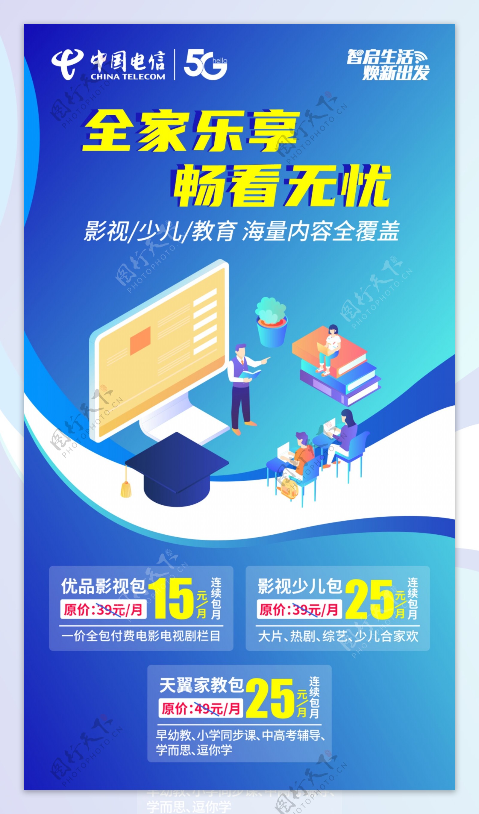 中国电信优品包海报