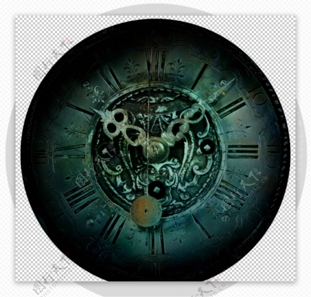 时钟钟表古老神秘