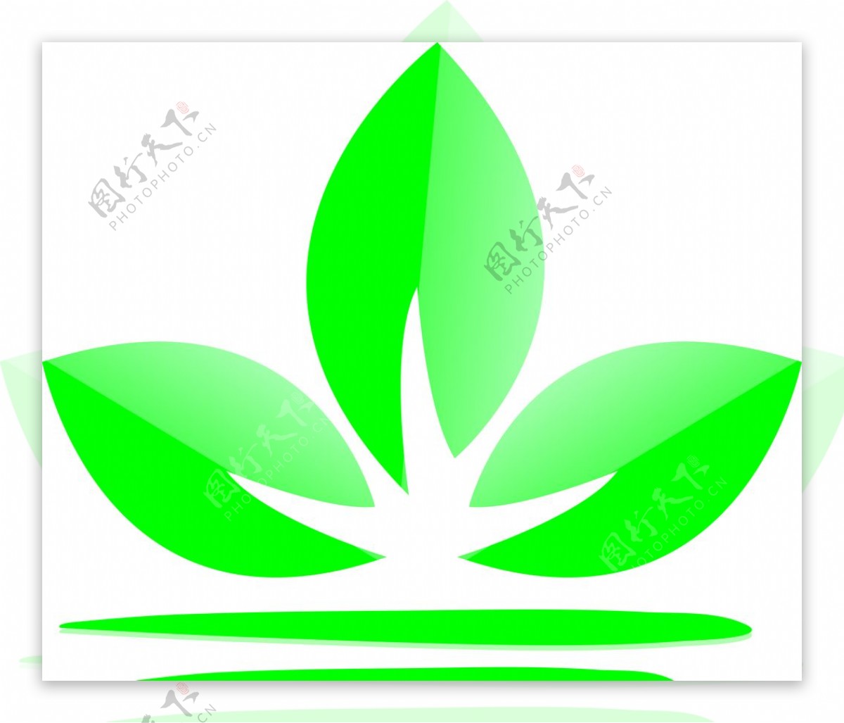 三叶草苗木logo标志