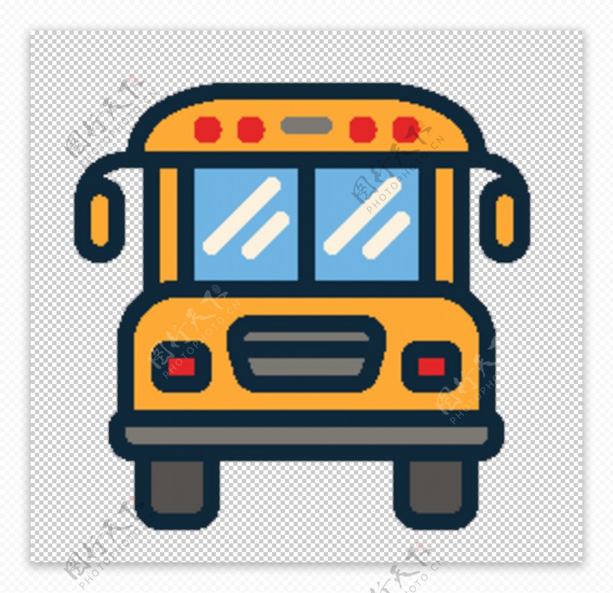 校巴士图标
