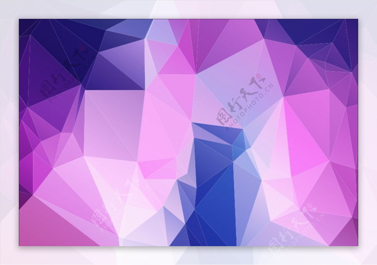 紫色几何图形背景