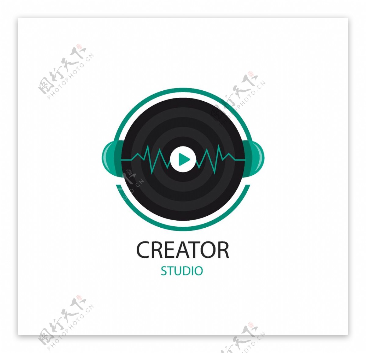 创意音乐标识logo