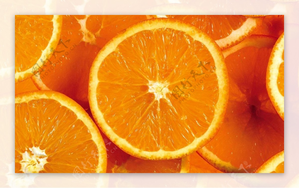 橙子切面橙子