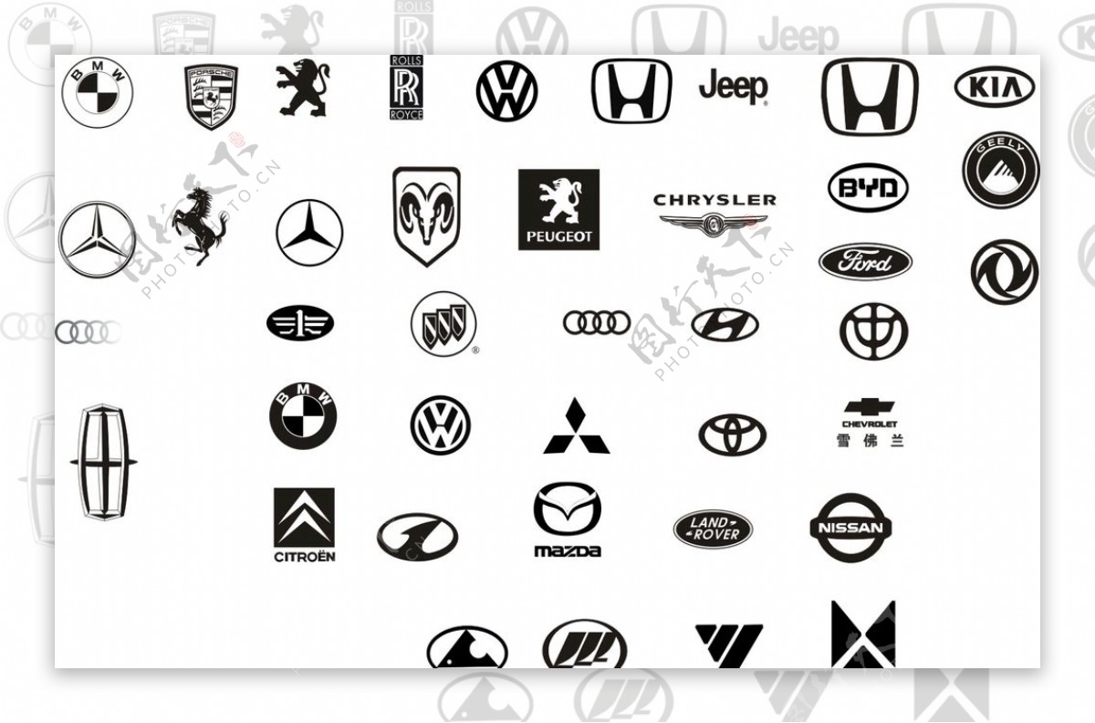 知名汽车品牌汽车品牌标志大全
