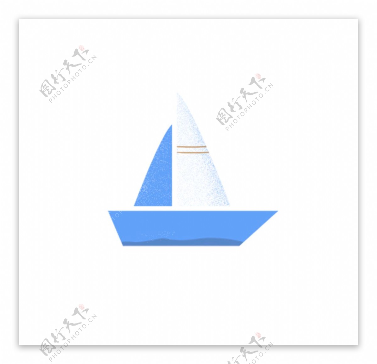 蓝色小船