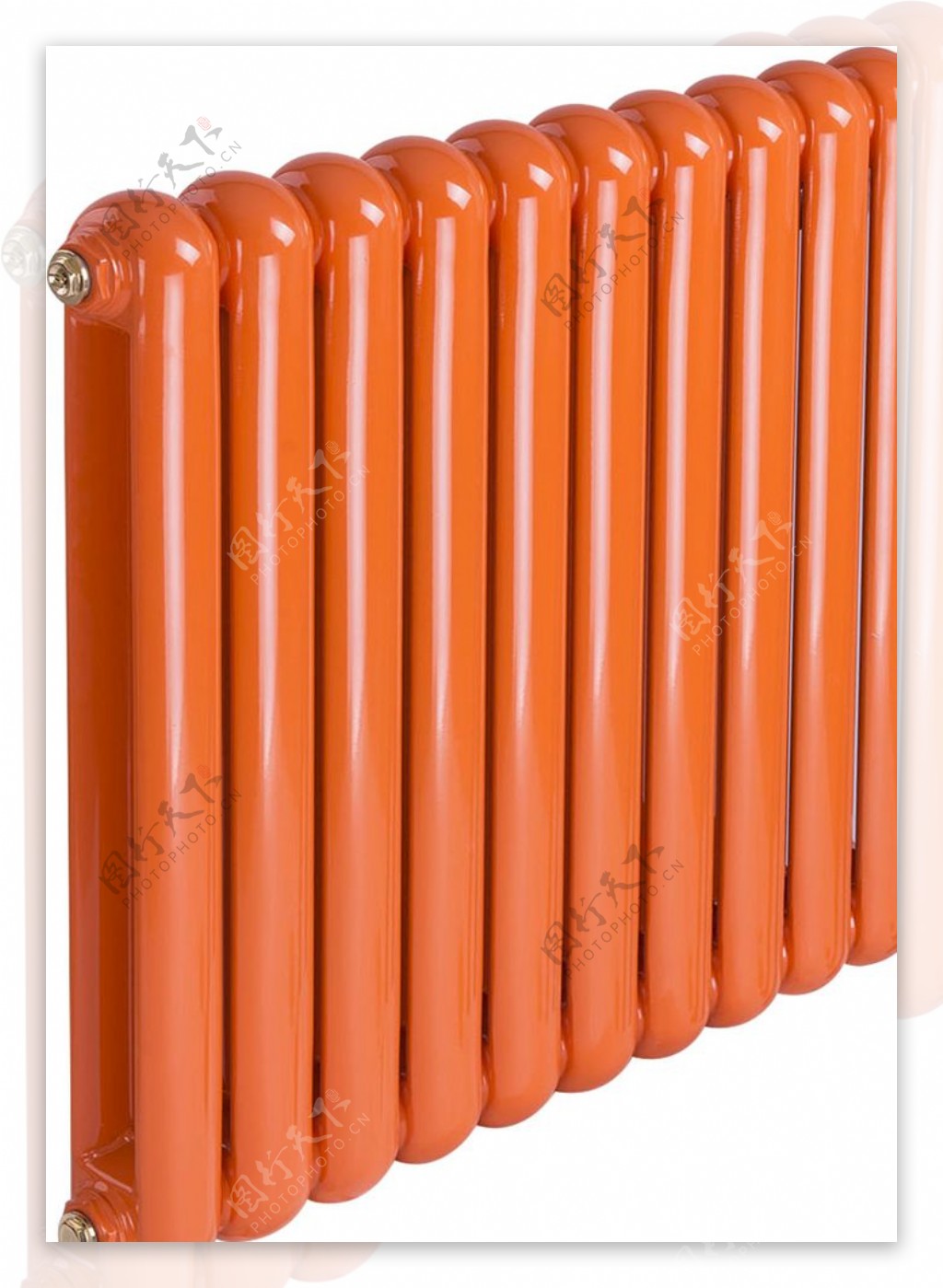 橘色散热器暖气片