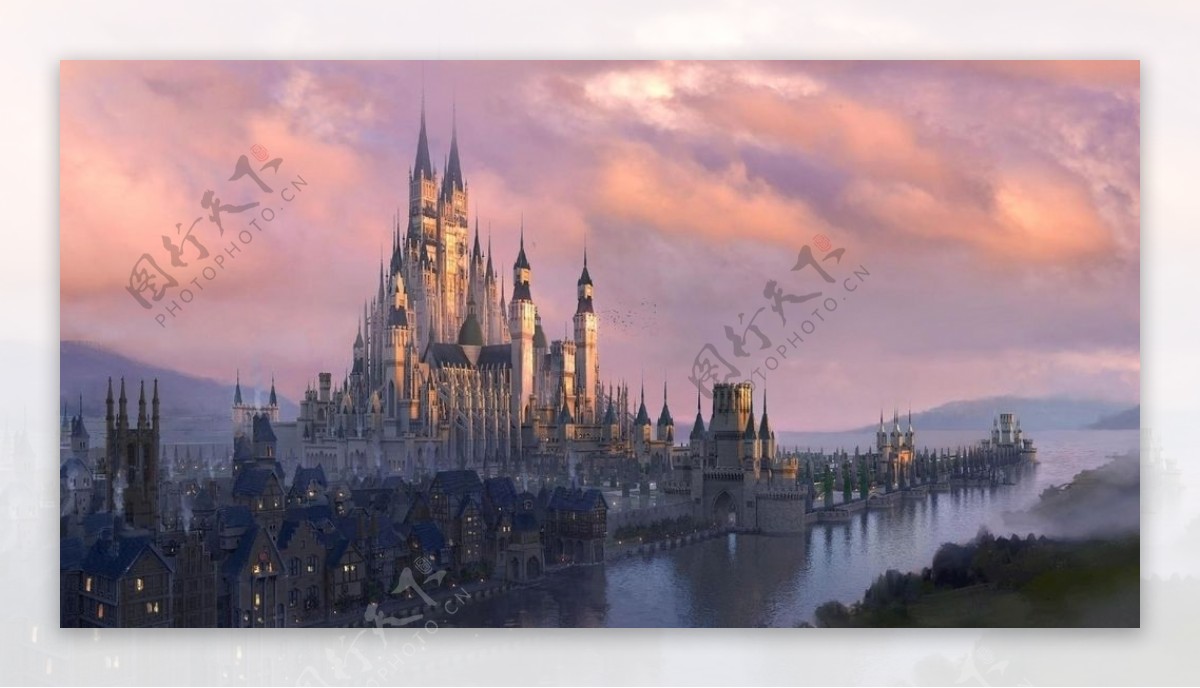 欧式童话城堡梦幻摄影