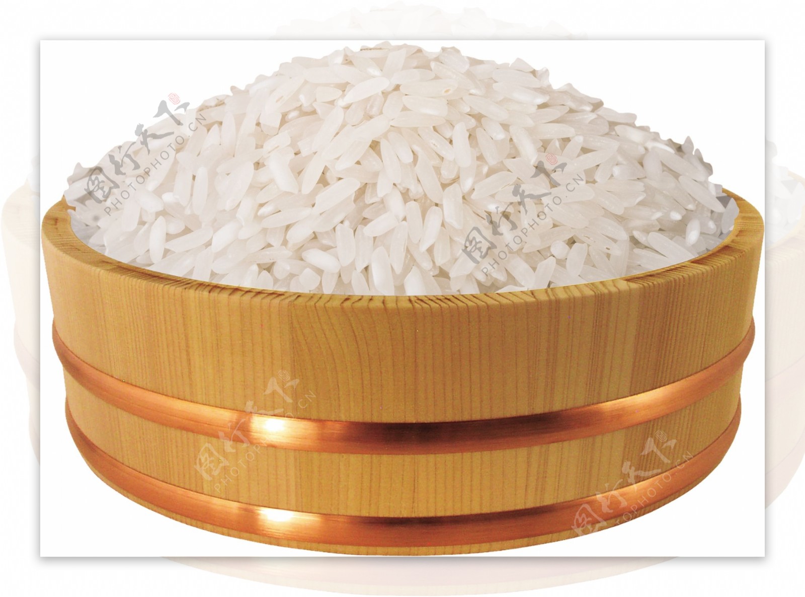 大米米饭水稻稻谷一碗饭