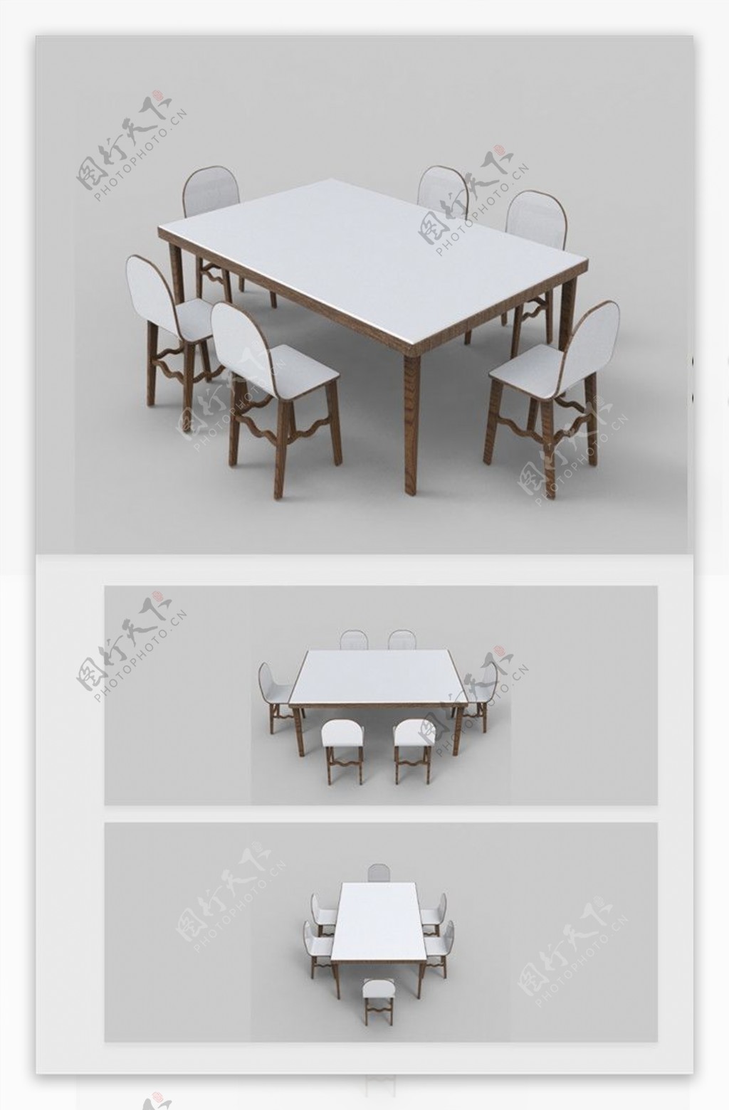餐桌桌子模型